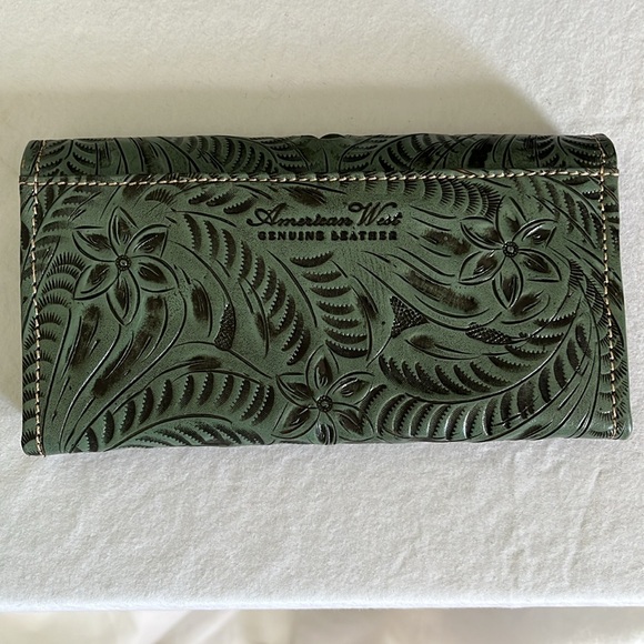 American West leather wallet NWT - Picture 2 of 12